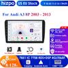 Hizpo Carplay 4G Android 13 автомобильное радио для A3 8P 2003 - 2011 S3 RS3 Sportback мультимедиа видео GPS 2din автомагнитола RDS интеллектуальный экран Bluetooth