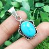 Larimar Gemstone 925 Sterling Silver Plated Necklace Chain Pendant Jewelry NST-J2H10954