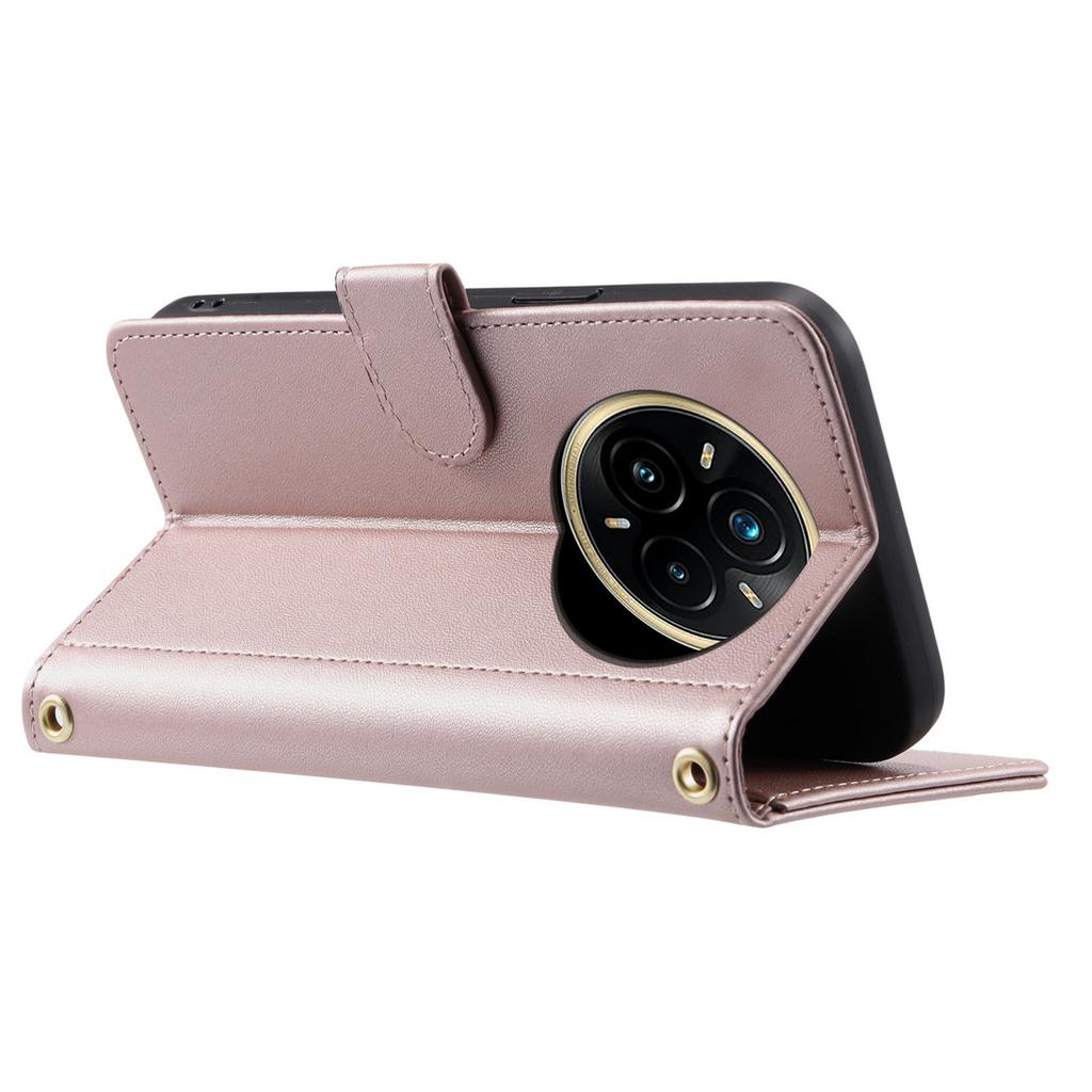 For Realme 14 Pro 5G Case Wallet Rhombus Grid PU Leather Phone Cover