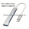 Универсальная док-станция Type-C: 4-в-1 USB 3.0 концентратор для компьютеров