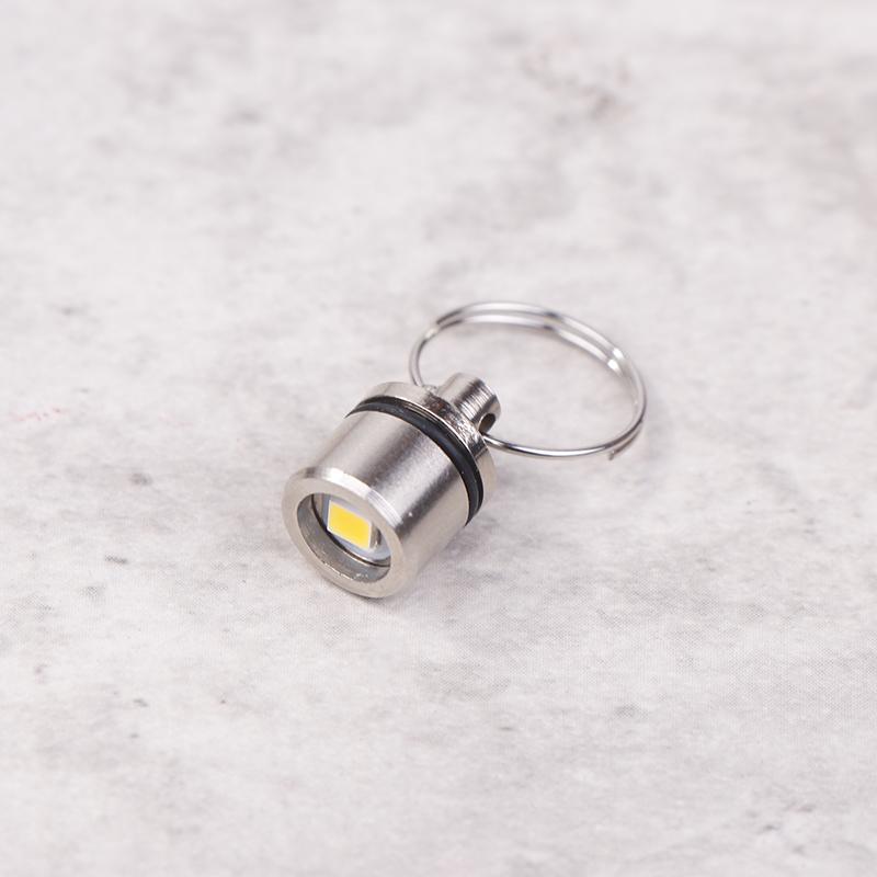 2Pcs Mini Led Light Key Chain Luminated Keyring Pendant Colorful Mini Electronic Light Keyring Flashlight Lamp Keychain