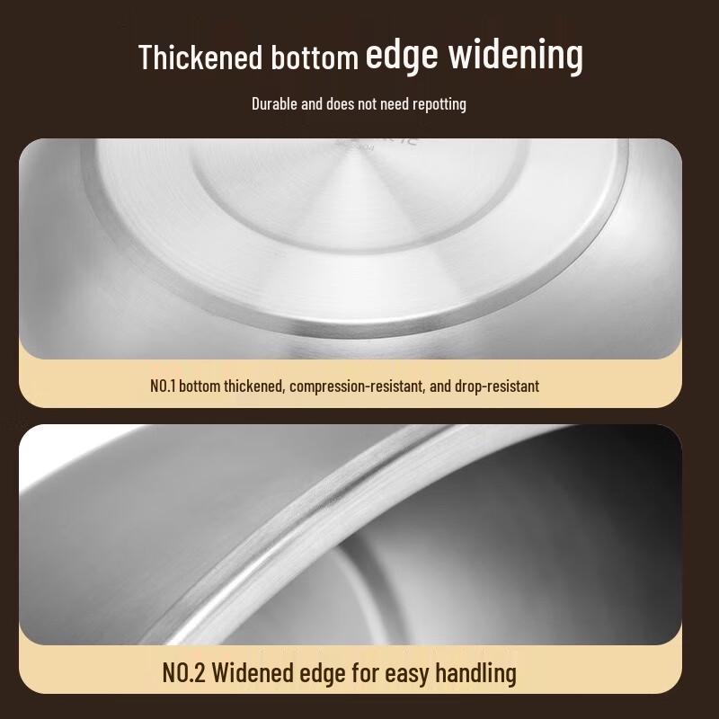 Chahua Zhenxiang 304 Stainless Steel Multi-Purpose Bowl