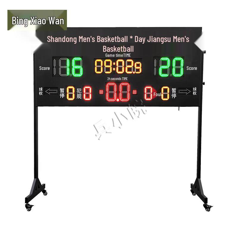 Digital Basketball Scoreboard with 24-Second Shot Clock