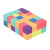 60 шт. 3D-блоки, математические счетчики, манипуляторы, красочные блоки для укладки, учебные принадлежности для классов