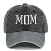 2pcs/set Washed Cotton Couple Mom Dad Baseball Cap Adjustable Sun Hat Vintage Dad Hat  For Man Women