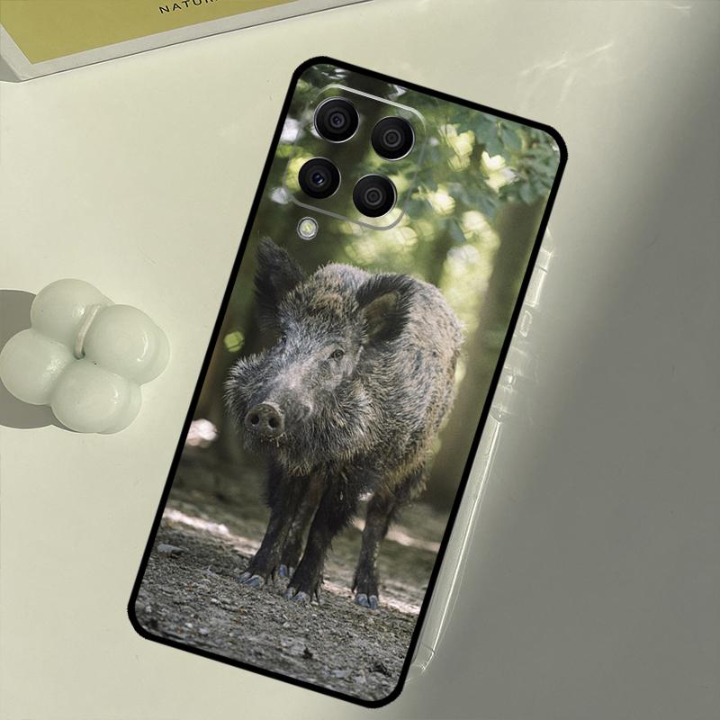 Wild Boar Pig Brown For Samsung Galaxy M16 M06 M12 M55 M15 M35 M14 M34 M54 M11 M21 M31 M13 M33 M53 M32 M52 Case
