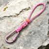 Braided Rope Water Bottle Lanyard Zinc Zinc Alloy Carabiner Hook Essential Key Chain Lanyard  Mountaineering