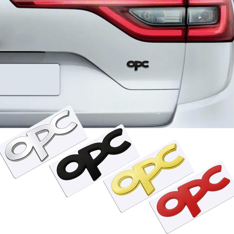 vrsag4 Metal 3D OPC LINE Front Grille Sticker Car Rear Trunk Body Emblem Badge for Opel Astra H G Insignia Mokka Zafira Corsa vauxhall