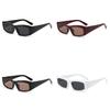 Retro Square Sunglasses Uv400 Protection Black Frame Grey Lens Fashion Streetwear Sunnies
