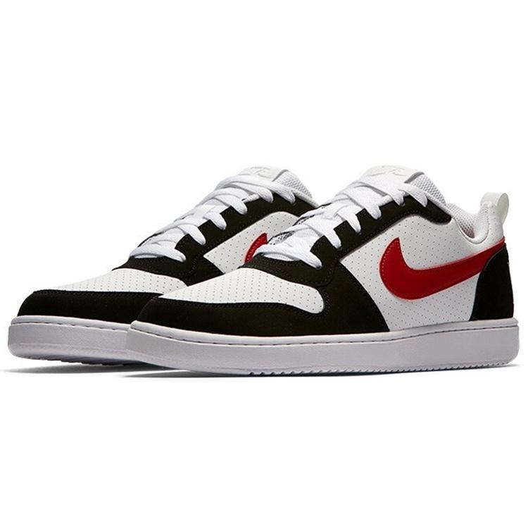 Nike Кроссовки Court Borough Low 'Белый Черный Красный' Мужские 838937-102