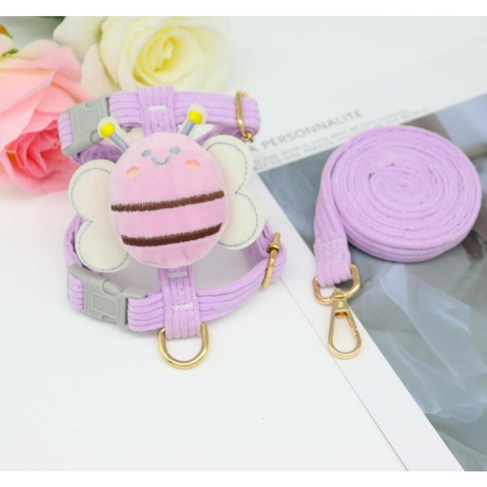 Pet lightweight chest dog, small bee chest, strap, dog walking leash, dog going out leash, medium and small dog chest
