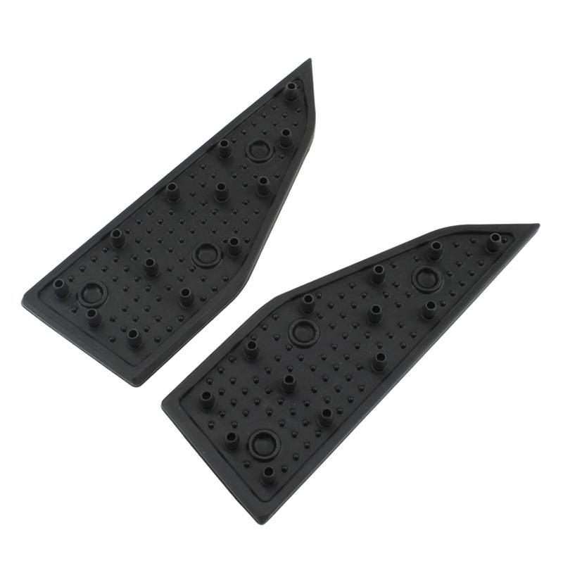 2pcs Motorcycle Rear Passenger Foot Pedals Rubber Pad For HONDA GL1800 2018-2024 Motorcycle Rear Wide Foot Rest Floorboards