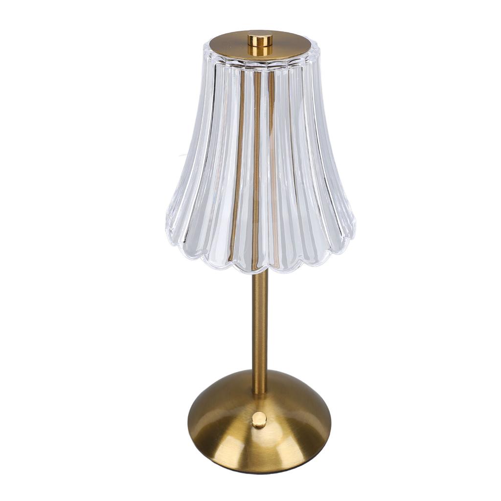 Cordless Table Lamp 3 Colors LED Lamp Stepless Dimming 2000mAh Battery Operated Rechargeable Small Lamp for Bedroom