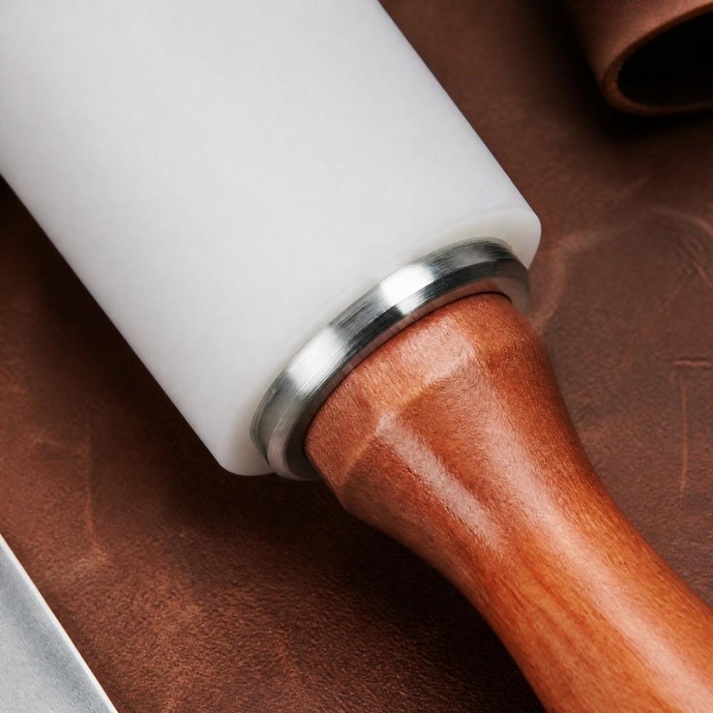 Heavy Duty Nylon Hammer Leather Nylon Head Leathercraft Hammer  For Cowhide Crafting