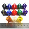 10 Pieces Polyhedral Dice D8 Dice Game Dice for DND Magic Gathering Role Playing Table Game