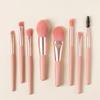8pcs/set Women Soft Fluffy Makeup Brushes Set for Cosmetics Foundation Blush Powder Eyeshadow Kabuki Makeup Brush Beauty Tool
