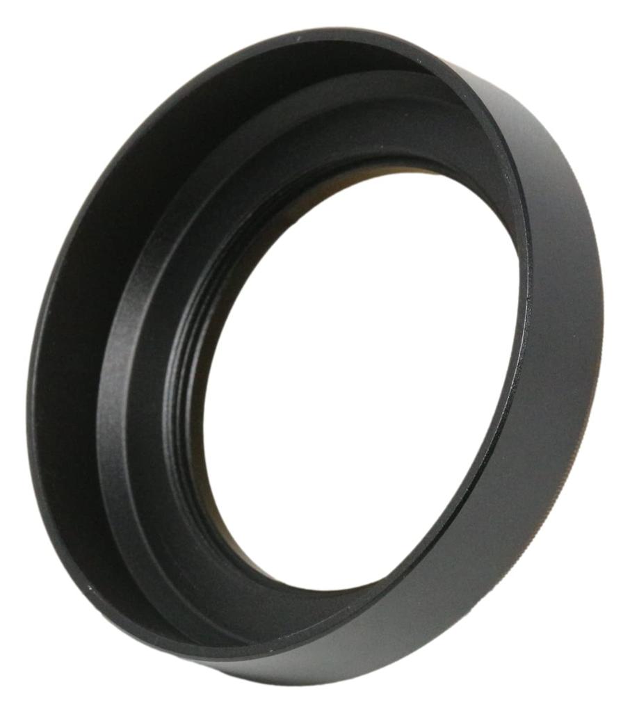 Lens Hood with Nikon Z 28mm SE and 40mm Lenses Made In F-Foto HF-52 (Compatible F/2.8 F/2 (Mounting Diameter 52mm, Metal, Screw-in, Japan)) C-HF52-B