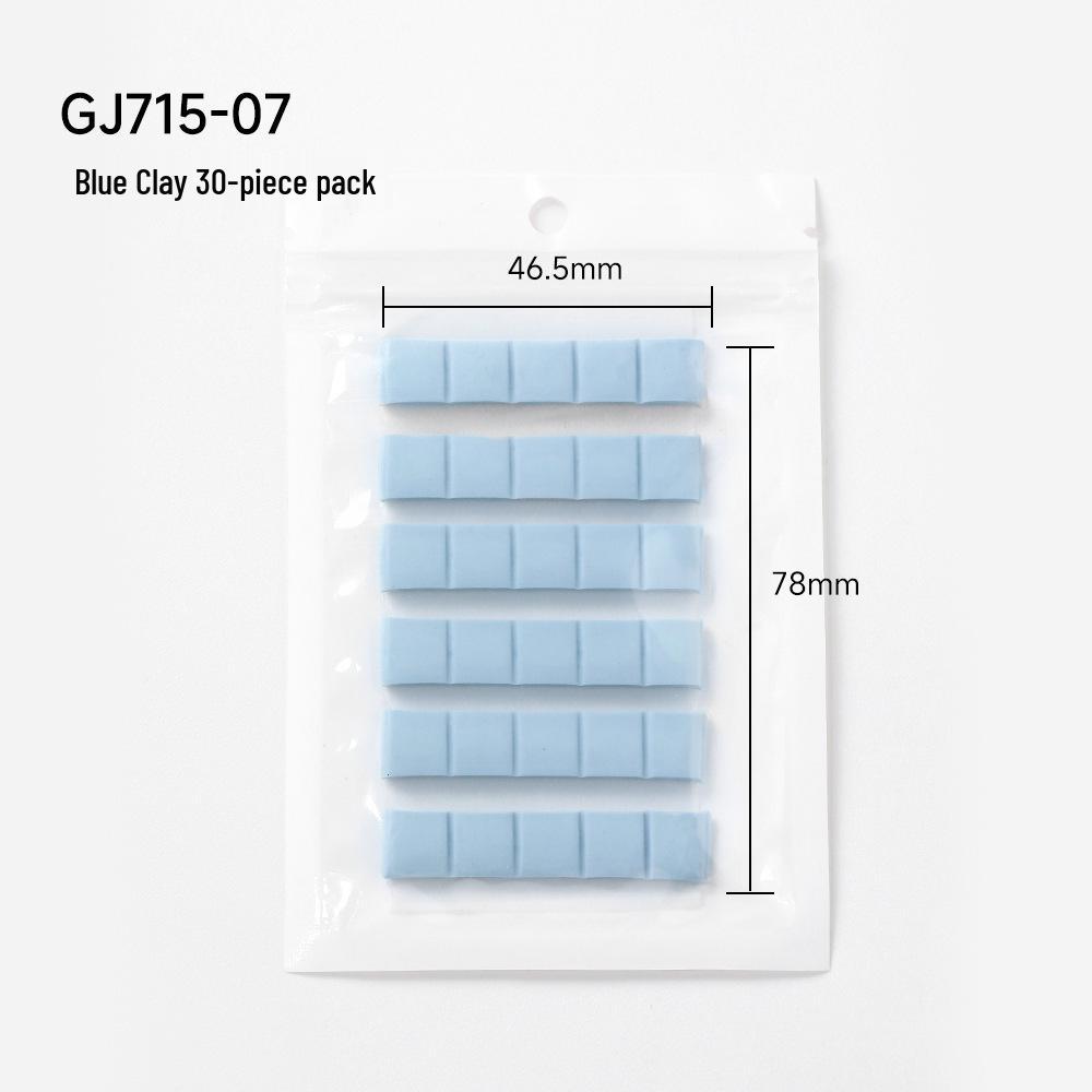 Multi-Functional Blue Nail Art Fixing Clay - Super Sticky, Traceless Nail Tip Putty