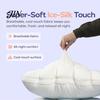 Comfortable Head Cushion Puff Cooling Pillow, Soft Breathable Quilted Sleeping Machine Yet Supportive Pillow Washable, Fluffy Cloud-like for Side And