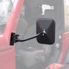 Door Off Mirror For Jeep Wrangler TJ JK 4X4 Off-Road Morror Rectangular Mirrors Side View Mirror, 2 Pack-M53K