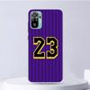 Баскетбол 23 24 Номер Мягкий Чехол Для Xiaomi Redmi Note 14 13 12S 11S 10S 12 Pro Plus Чехол для Телефона 11 10 11E 11T Note14 Оболочка Coq