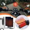 Heated Grips Cover for Motorcycle, 5V Handlebar Heater Motorcycle Heated Grips USB Power Waterproof ATV Heated Handlebar Warmers