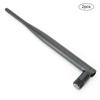 2PCs Router Antenna Durable WIFI System 6DB High Gain 2.4 5.8G Dual‑Band SMA Inner Hole