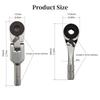 Новый мини-ключ с трещоткой 1/4" 6,35 мм, шестигранный, регулируемый, Toughbuilt, двусторонний отвертка, ручные инструменты