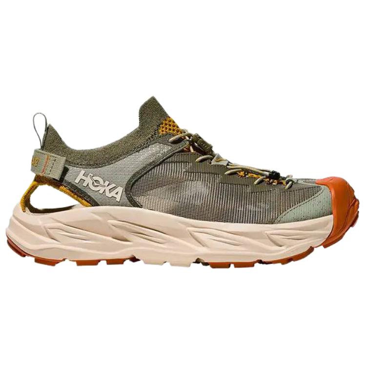HOKA One One Hopara 2 Aerino Универсальные Удобные Нескользящие Прочные Кроссовки для Ручья Мужская Обувь Зеленый 1162535-SSSV