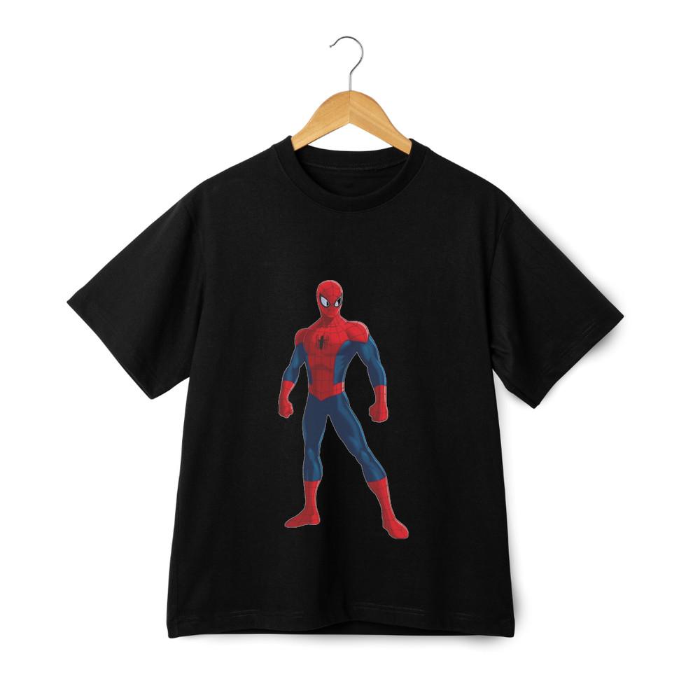 Футболка Marvel Spider-Man - Футболка унисекс с изображением супергероя в классической позе.