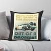 Back To The Future Movie Square Pillowcase Polyester Linen Velvet Pattern Zip Decor Bed Cushion Cover X