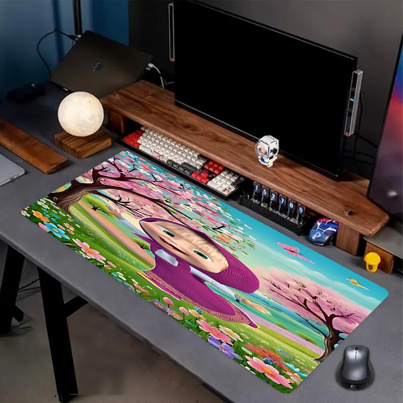 cartoon animation Print Mouse Pad, Anti‑Slip Desktop keyboard Mat, for PC Laptop Gaming Working Daily Use, Cool Festival Surprise Gift