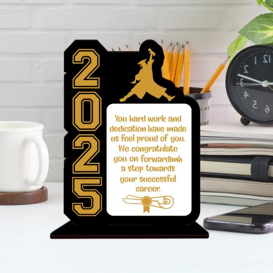 Выпускной сезон 2025 года Украшение рабочего стола Без заусенцев Гладкие края Рамка для фотографий Выпускной сезон Украшение вечеринки