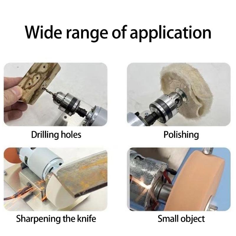 Регулируемый 100 Вт Электрический Настольный Ленточно-Шлифовальный Станок 6000 об/мин Для Металлообработки Деревообработки Полировальный Инструмент Заточки Проектов