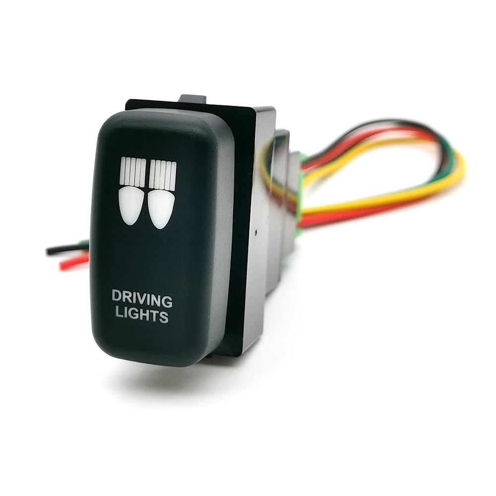 Светодиодные дневные ходовые огни и переключатель питания передних противотуманных фар для 06-12 Mitsubishi Outlander/Pajero