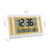 Цифровой будильник с питанием от батареи, ЖК-экран высокой четкости, настенные/настольные часы с внутренним