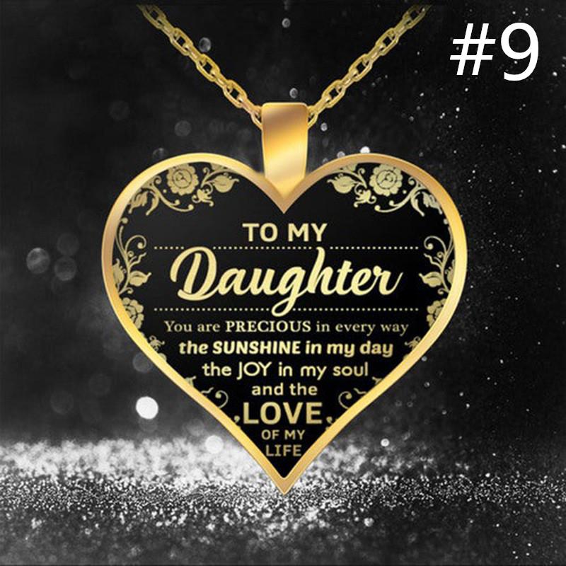 Женская мода в форме сердца подвеска из сплава подарок моей лучшей сестре/хорошему другу/дочери/внучке/жене/сыну Рождественский подарок семейное ожерелье