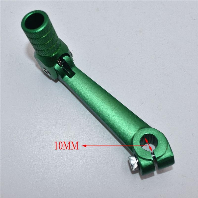 Складной алюминиевый рычаг переключения передач с ЧПУ, рычаг переключения передач, подходит для Kayo Apollo Bosuer 110/125/140/150/160/250cc, велосипед для бездорожья, рычаг переключения передач для мотоциклов