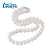 LSOOYH AA 9-11mm Big Natural Freshwater Nearly Round Pearl Necklace For Women Pearl Jewelry