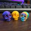 Готические Магниты на Холодильник 7 шт., 3D Печатный Магнит на Холодильник в Виде Черепа, Жуткий Декор для Металлической Поверхности, Аксессуары для Украшения Кухни на Хэллоуин