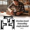 Durable Wooden T-Shaped Bracket Easy Install Fixing Support Support Reinforced  Woodworking