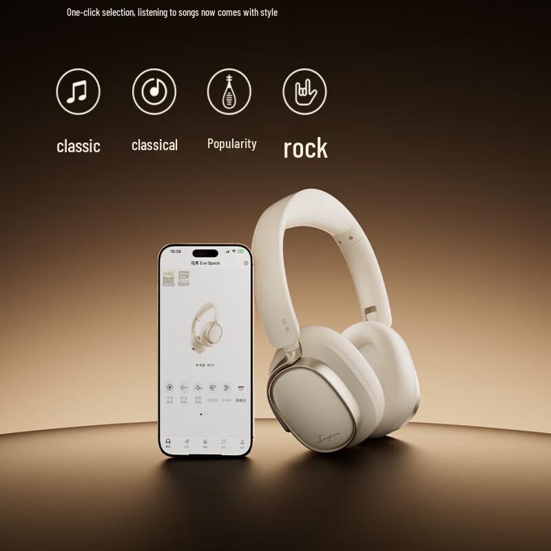 EDIFIER Evo Space Over-Ear Hi-Res ANC Bluetooth Headphones