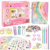 DIY Journal Kit Scrapbook Kids Set Creative Craft Kit with Stickers, Drawing & Writing Supplies, Art Supplies