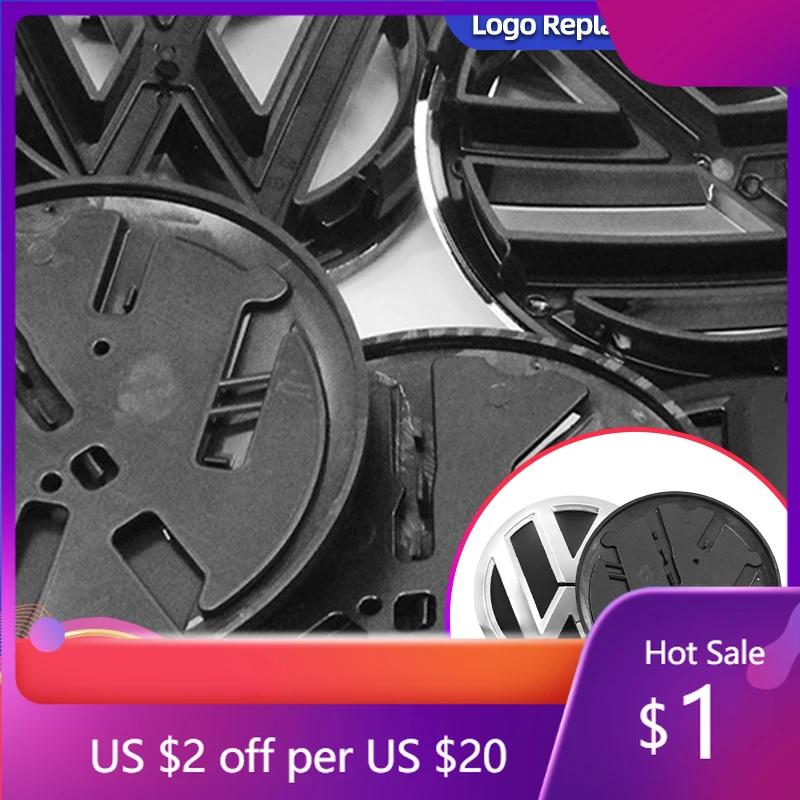 Колпачки на ниппели VW GTI GOLF 2026 Горячие Колпаки на диски Volkswagen VW Логотип эмблема Volkswagen 120 мм 110 мм Капот Передний и задний Хвост Мар