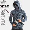 Sharkbatxia Men's Quick-Dry Ice Silk Fishing Suit with UPF50+ Sun Protection