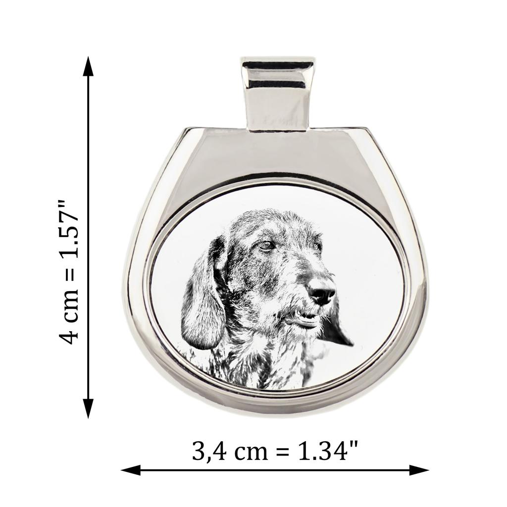Jamnik I - Naszyjnik Z Psem, Personalizowana Zawieszka Ze Zdjęciem, Wyjątkowy Naszyjnik Dla Kobiet I Mężczyzn Marki Art-Dog