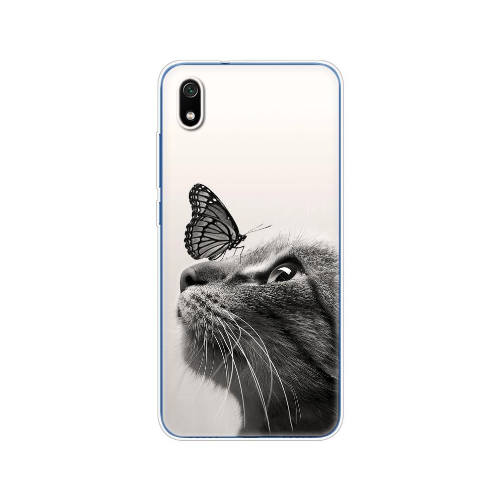 Силиконовый чехол для xiaomi redmi 7a, чехлы с полной защитой, мягкая задняя крышка из ТПУ на Redmi 7 a, бампер, чехол для телефона hongmi 7a