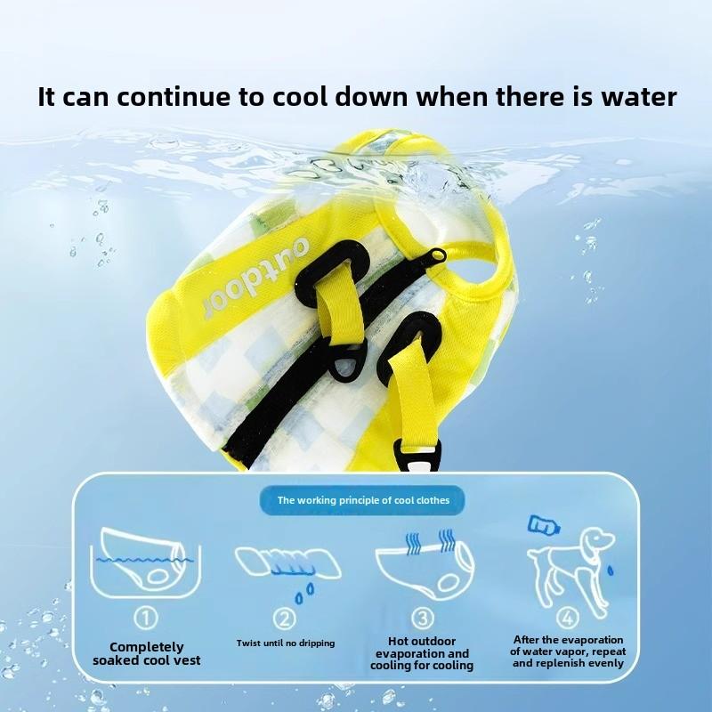 Весна и лето охлаждающая сетка для собак сращивание тяга прохладная одежда для маленьких собак кошек двухфутовая солнцезащитная одежда одежда для домашних животных