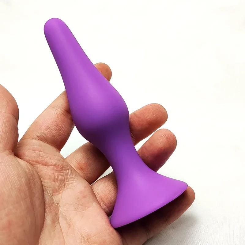 S/M/L/XL Silicone Anal Plug Butt Plug Anus Stimulation Prostate Massage Sex Toys for Women Men Gay Anal Dilator Sex Products