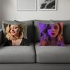 Наволочка Для дивана C-Chloe Moretz G-Grace Автомобиля Офиса Кафе Актера Мягкая и Удобная Двусторонняя Печать Наволочка